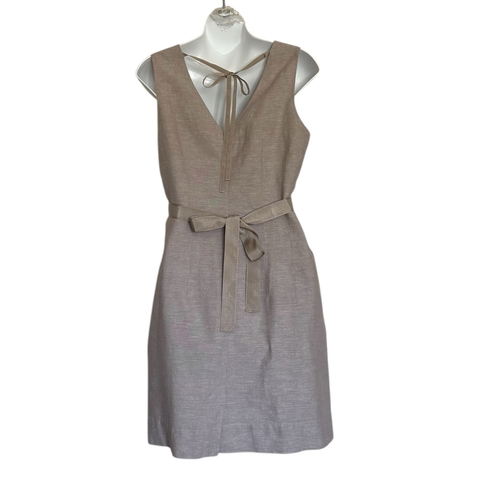 Banana Republic Linen Blend Sheath Dress Size 6P - Picture 2 of 9